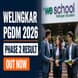 Welingkar Phase 2 Merit & Waitlist Results 2026 Announced; Check Status Now
